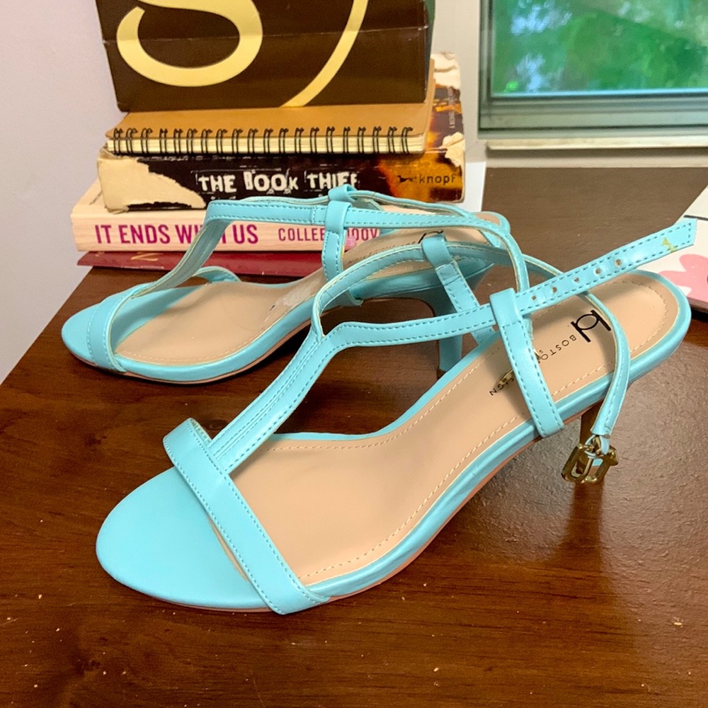Blue sandals